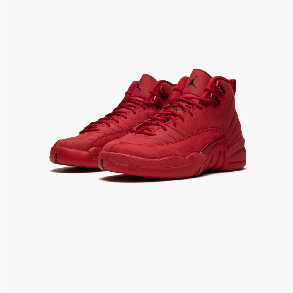 Authentic Red Air Jordan 12 Retro (GS)